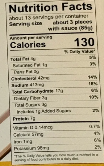 royal asia prawn hacao nutrition