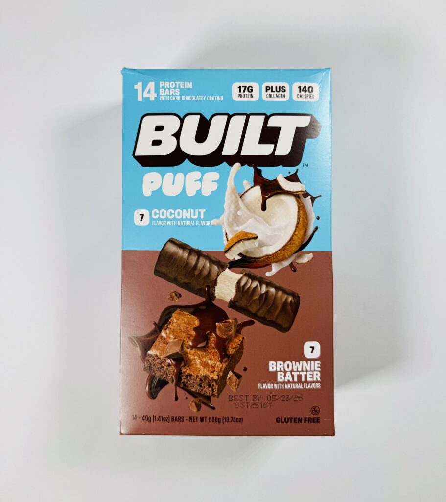 built puff protein bars
