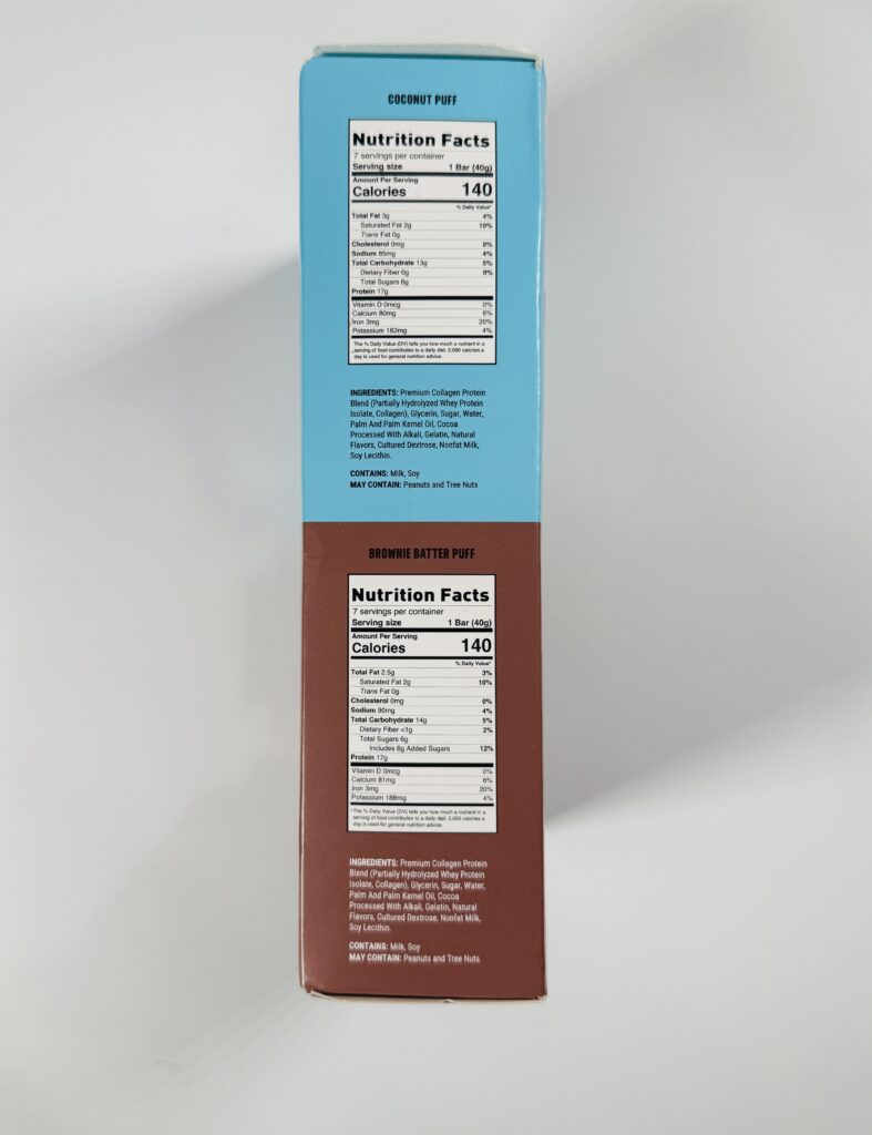 built puff protein bars