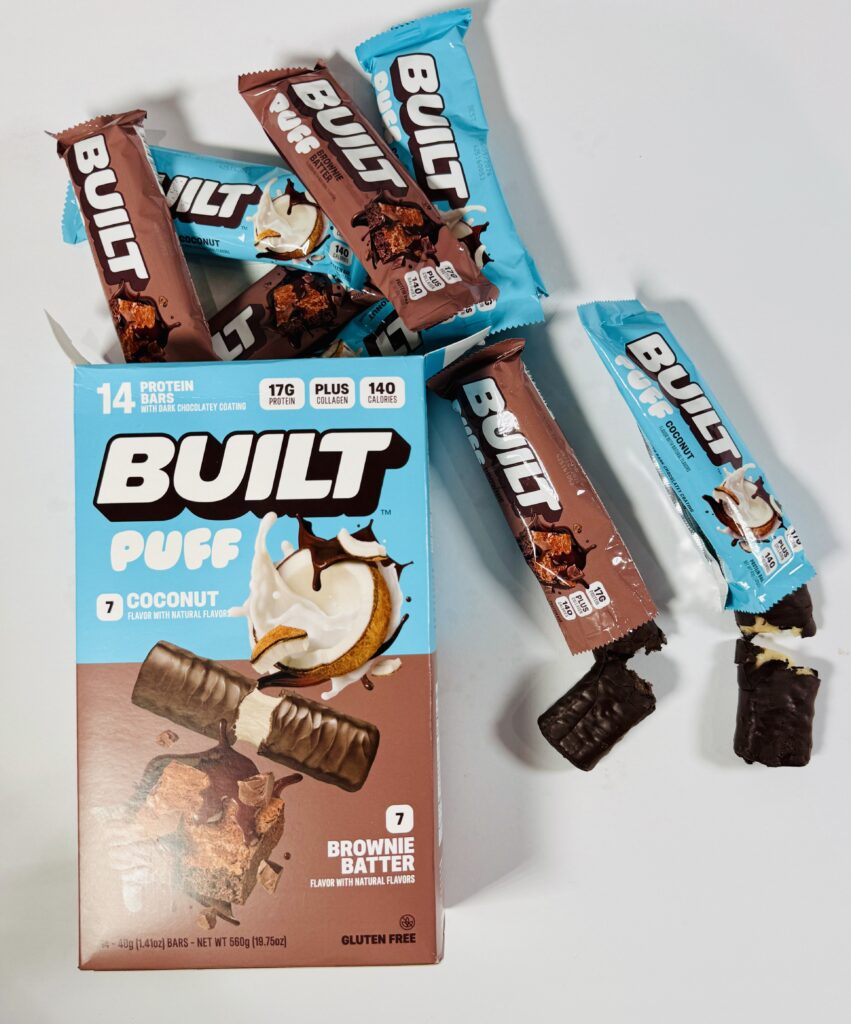 built puff protein bars