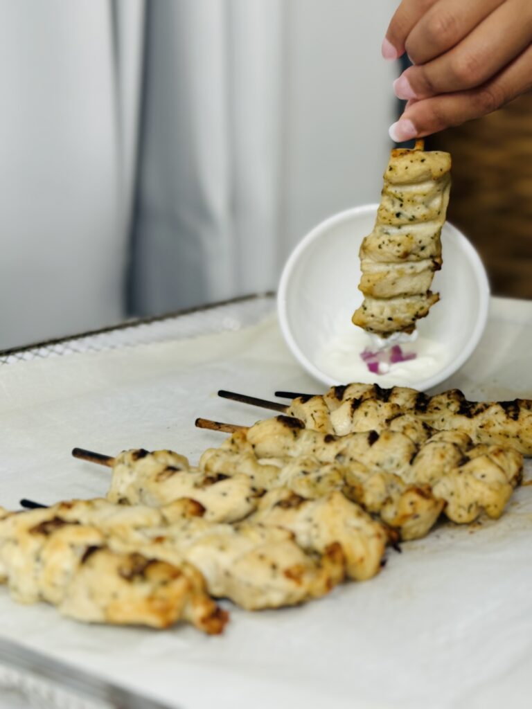 Costco Mediterranean Chicken Skewers(Cooked)