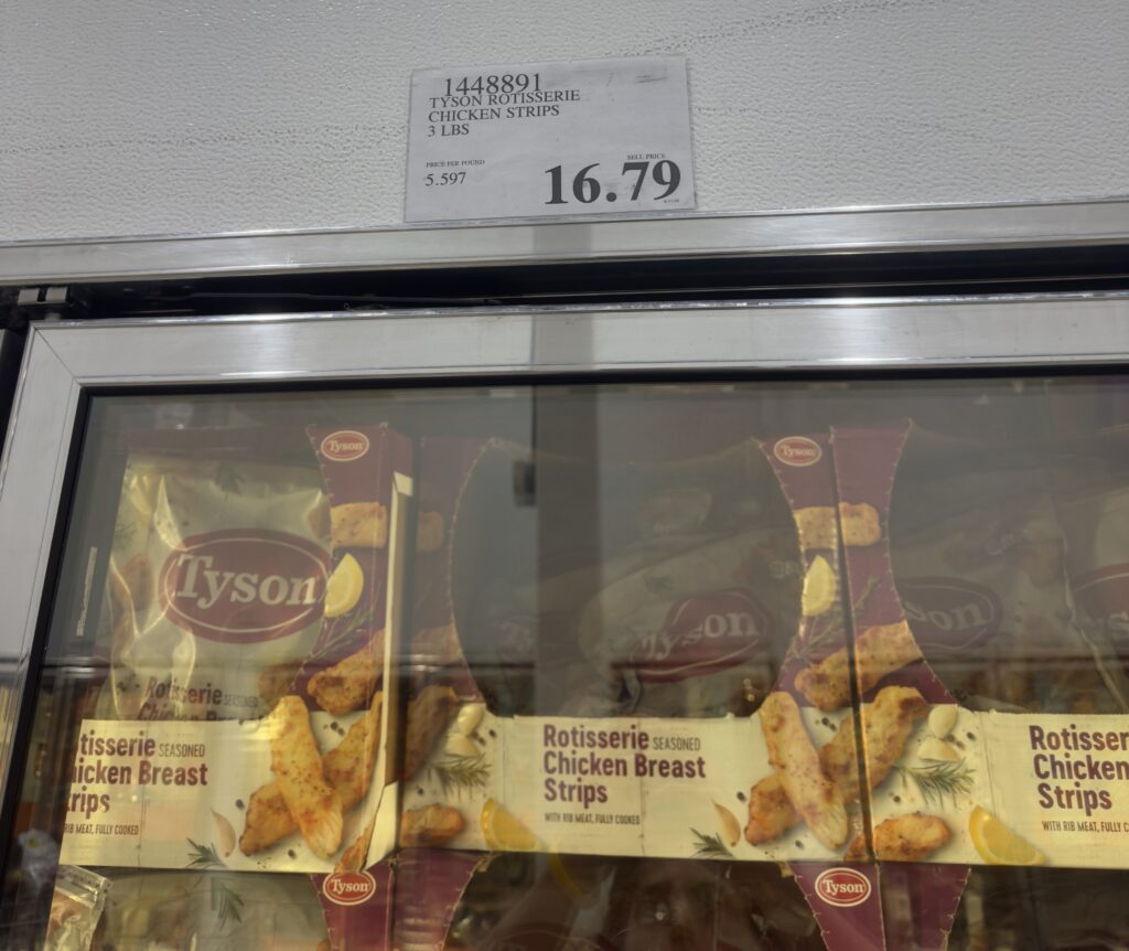 Tyson Rotisserie Chicken Strips (At Costco)