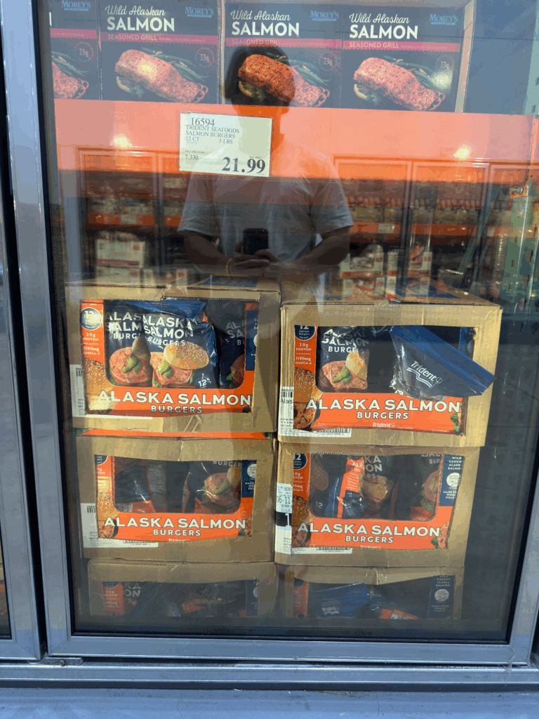 Trident Alaska Salmon Burgers At Costco