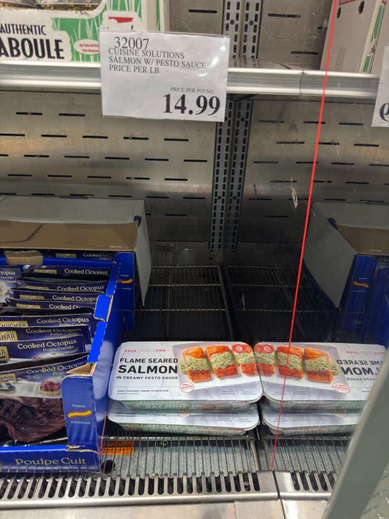 costco sous vide seared salmon Isle