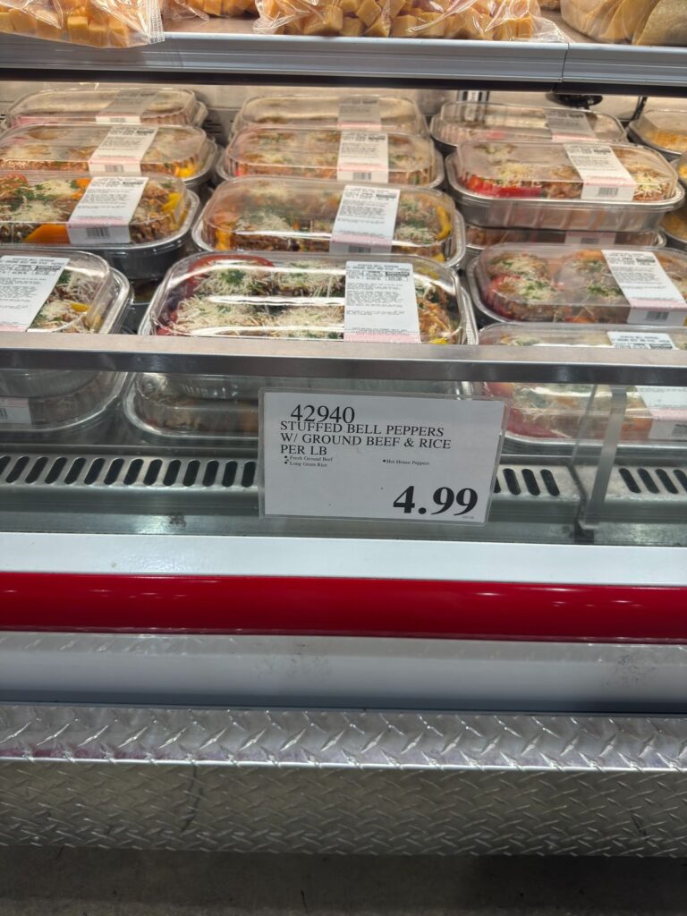 costco stuffed bell peppers with ground beef and rice Price Tag
