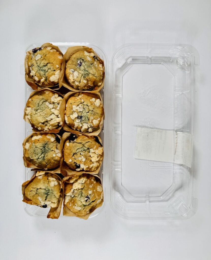 Costco Blueberries and Cream Muffin