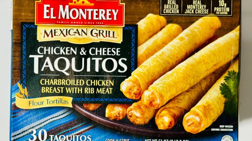 Costco El Monterey Chicken and Cheese Taquitos Box