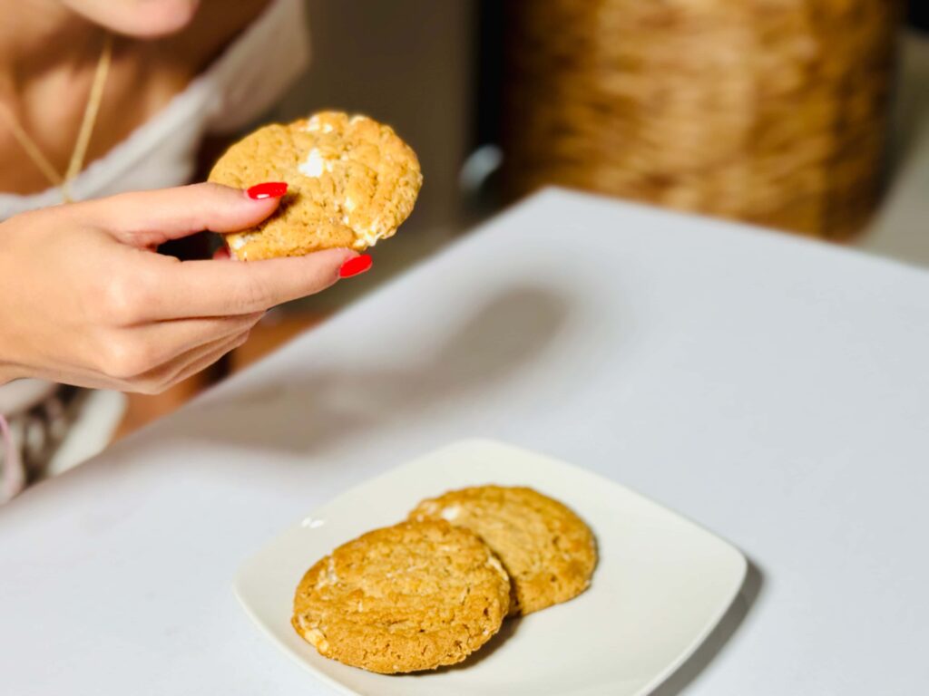 Costco Marshmallow Crispy Cookie Side View