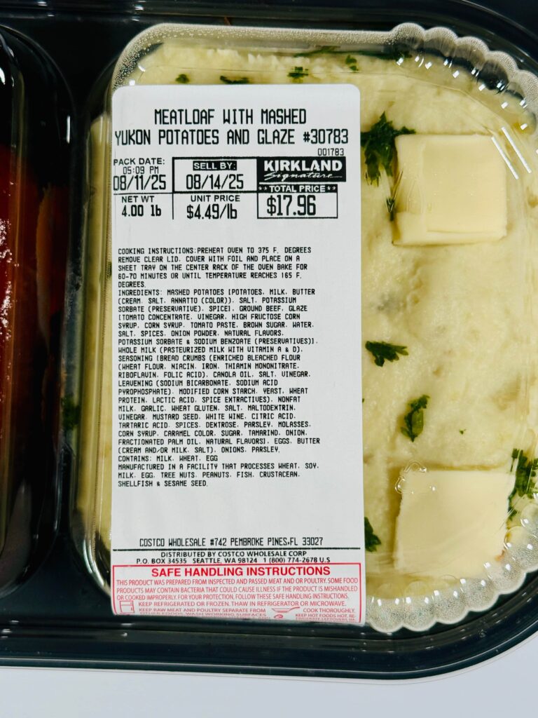 Costco Meatloaf With Mashed Potatoes And Glaze