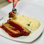 Costco Meatloaf With Mashed Yukon Potatoes And Glaze