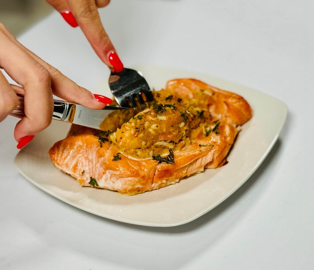 Costco Kirkland Signature Stuffed Salmon