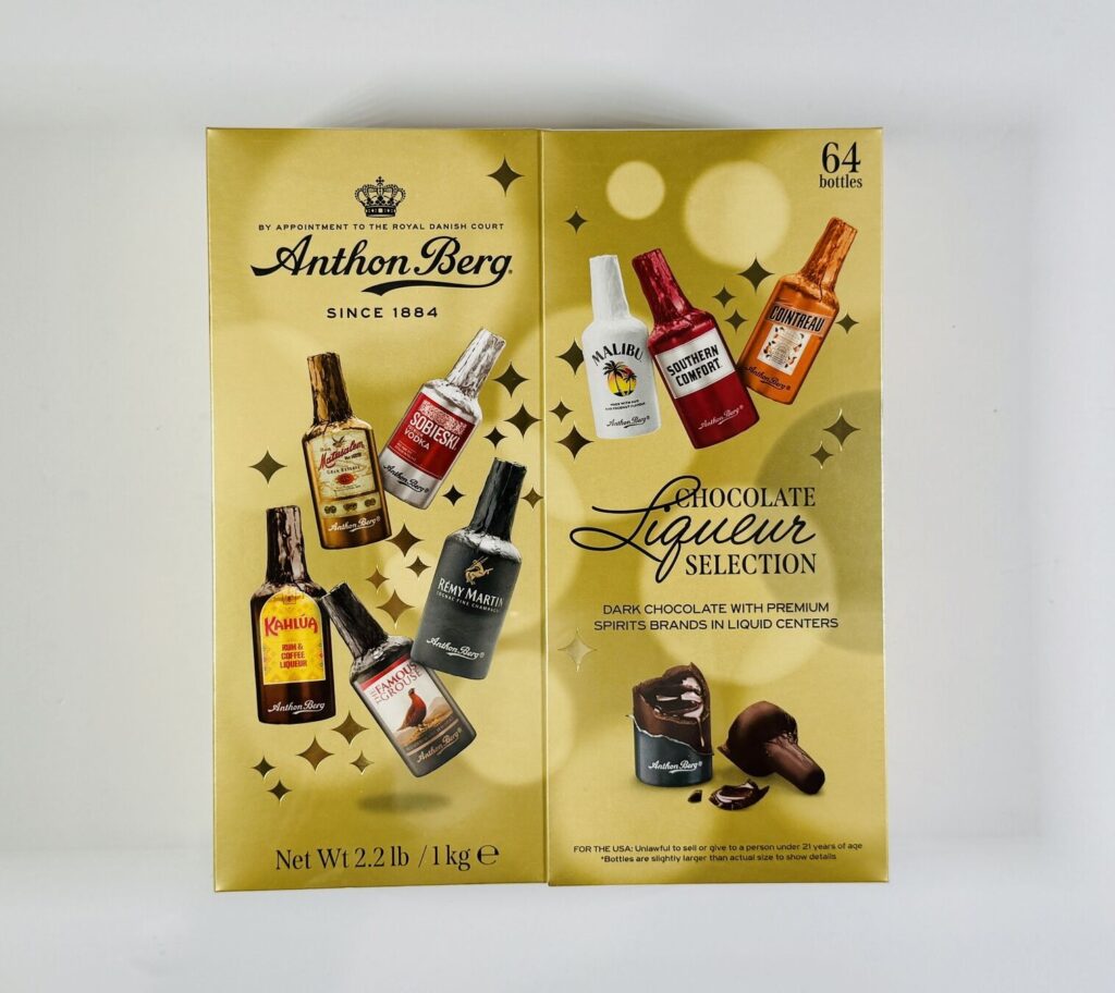 Costco Anthon Berg Liquor Filled Dark Chocolates Package