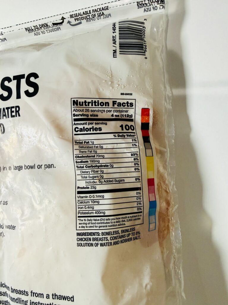 Costco Boneless Skinless Chicken Breast Nutrition Facts