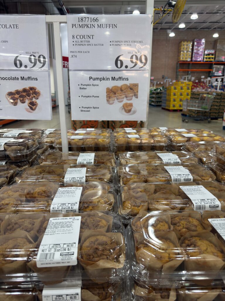 Costco Pumpkin Streusel Muffin Isle